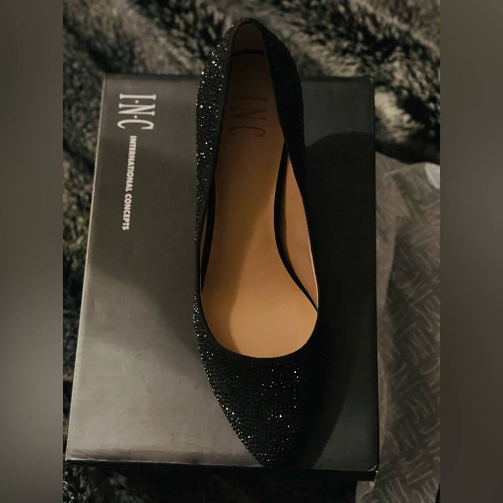 I.N.C. Classic Rhinestone Pumps - Picture 3 of 5